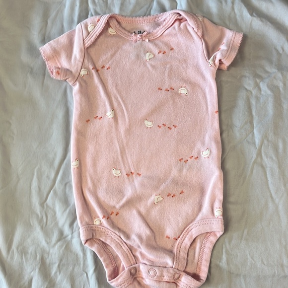 3-6M girls onesie, diaper shirt bundle - Picture 7 of 9